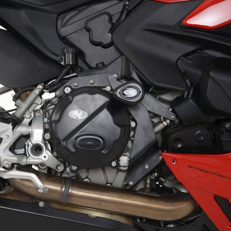 Load image into Gallery viewer, R&amp;G Racing Black Aero Style Crash Protection Bobbins For 2020-2024 Ducati Panigale V2
