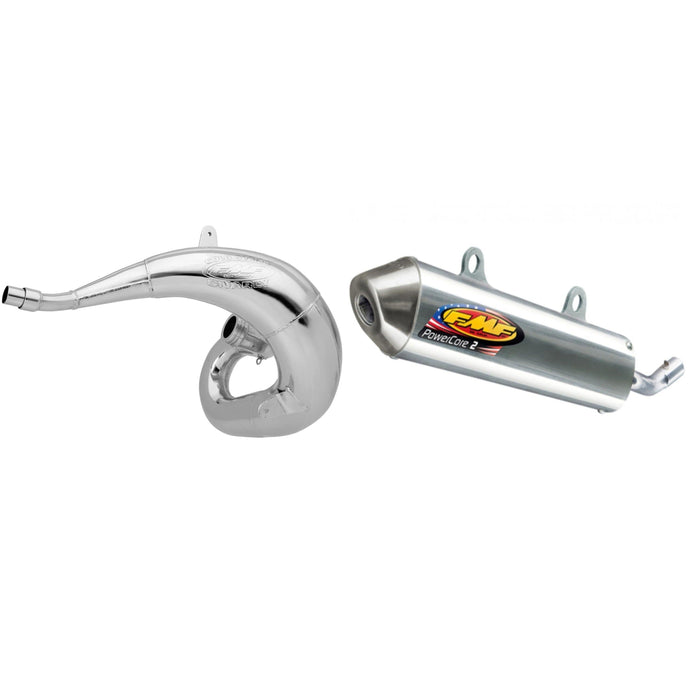 FMF Powercore 2 Silencer & Gnarly Pipe for KAWASAKI KX250 2001-2002