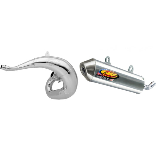 FMF Powercore 2 Silencer & Gnarly Pipe for KAWASAKI KX250 2001-2002