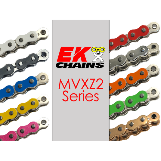 EK 530-MVXZ2 Motorcycle Drive Chain (Specify Links and Color) Rivet Master Link