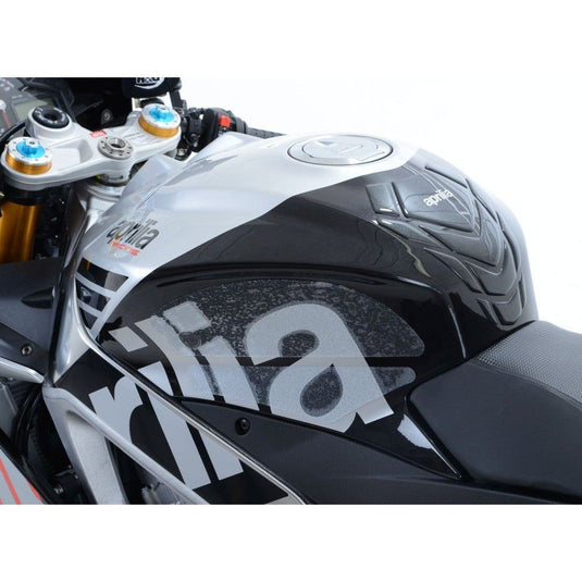 R&G Racing Clear Tank Traction Pads For 2019-2020 Aprilia RSV4 1100 Factory