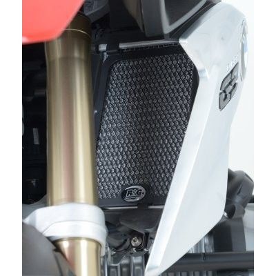 Load image into Gallery viewer, R&amp;G Racing Black Aluminum Radiator Guard For 2014-2018 BMW R1200GS
