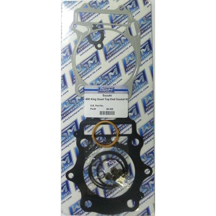 WSM Top End Gasket Kit For Suzuki 400 King Quad 08-22 29-420