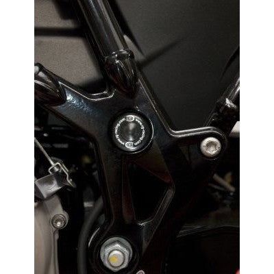 Load image into Gallery viewer, R&amp;G Racing Black Frame Plug For 2008-2011 BMW F650GS
