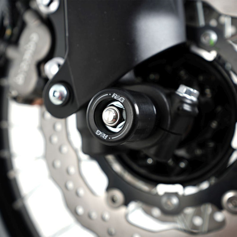 Load image into Gallery viewer, R&amp;G Racing Black Fork Protectors For 2021-2022 Yamaha Tenere 700 XTZ07 Rally
