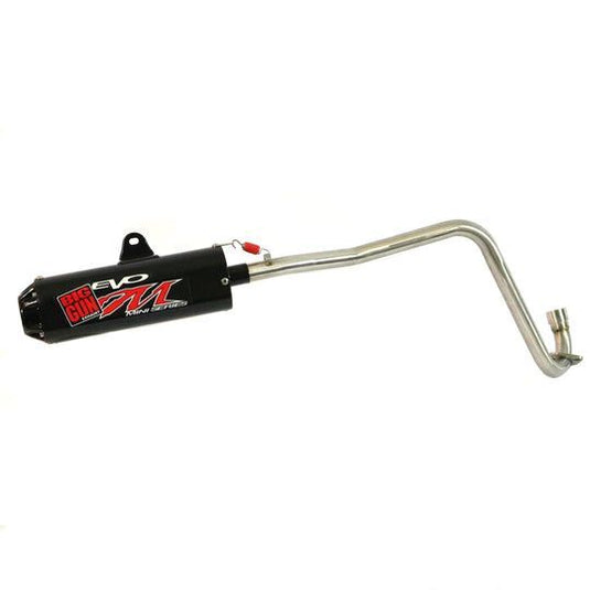 Big Gun EVO Mini Black Out Full Exhaust System For Polaris Outlaw 90 2007-2016