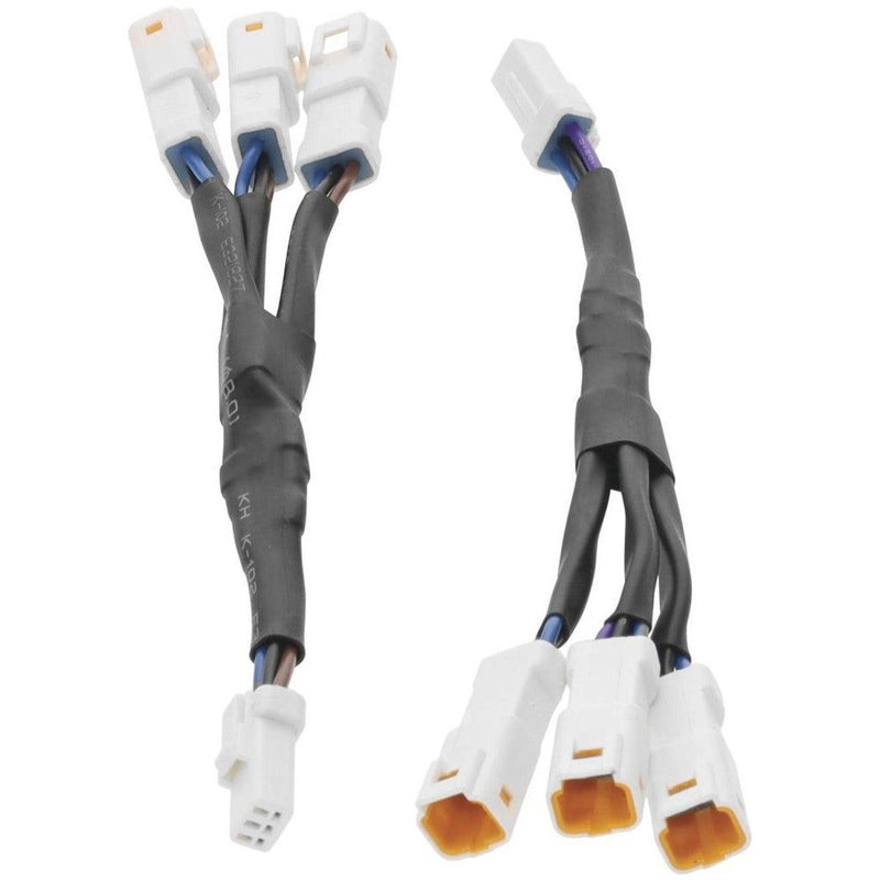 Load image into Gallery viewer, Kuryakyn 3-Pin Y Connectors For Tracer Saddlebag Light 2929
