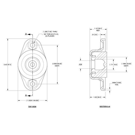 Trailer Door Hold Back Socket