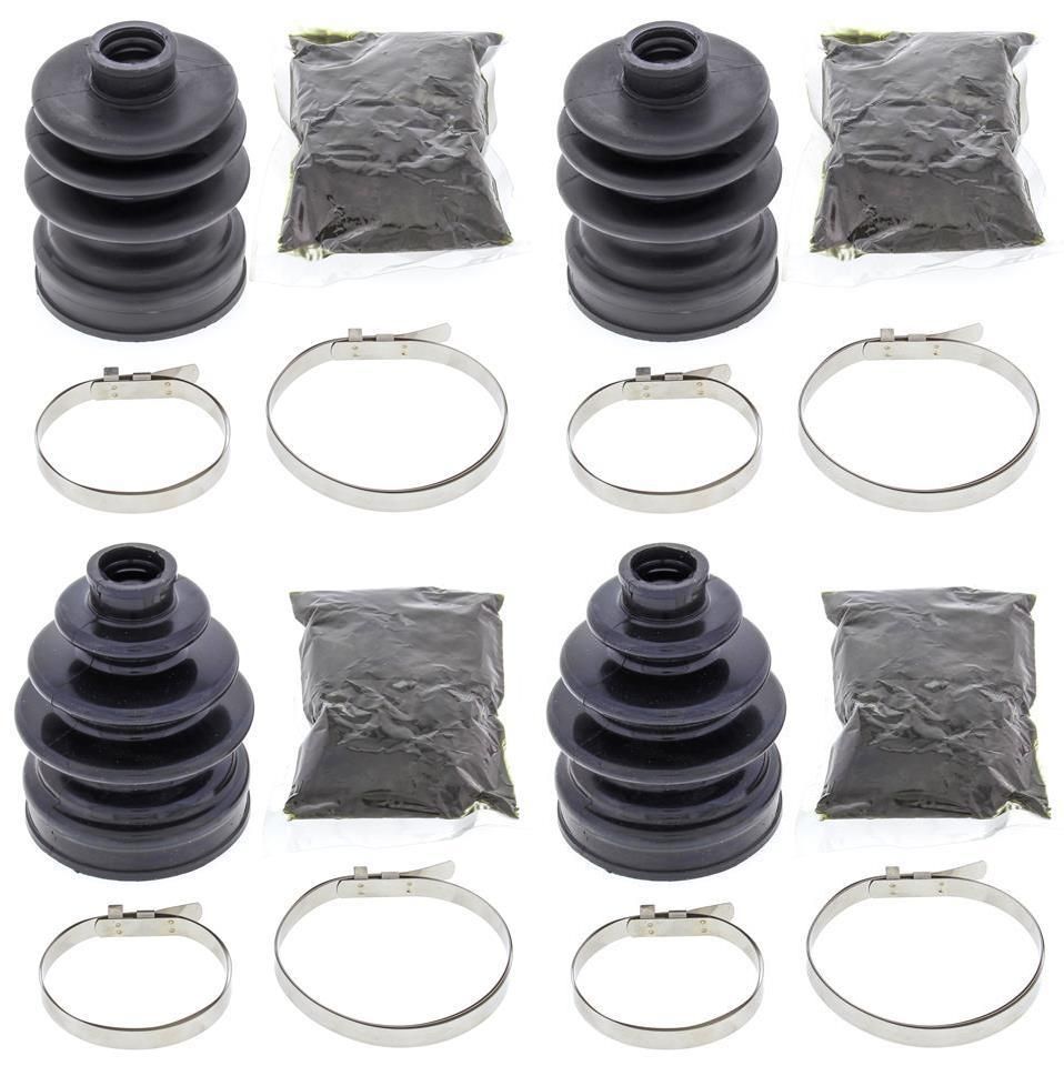 Complete Front Inner & Outer CV Boot Repair Kit for Honda TRX500FA 2015-2016