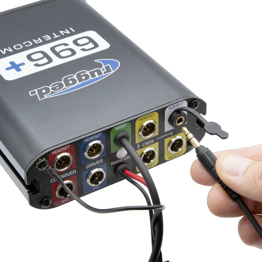 Rugged Radios Audio Recording Cable for 696 PLUS Intercom - 3 ft Long - 3.5mm to 3.5mm CS-MUSIC-3CON