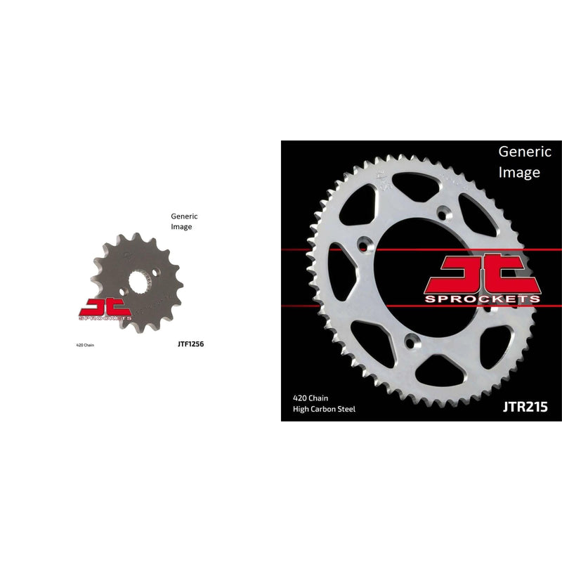 Load image into Gallery viewer, JT SPROCKETS Front and Rear Steel Sprocket Kit for OffRoad HONDA CR85R 2003-2004
