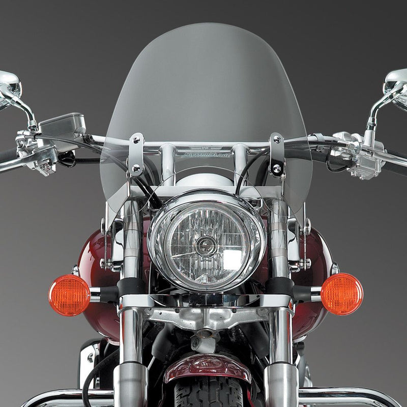 Load image into Gallery viewer, National Cycle Clear SwitchBlade Deflector Quick Release Windshield With Mount Kit, Straight Forks For Honda VT1300CR 2010-2016
