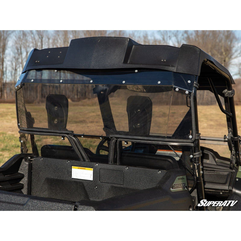 Load image into Gallery viewer, SuperATV Honda Pioneer 700 Rear Windshield RWS-H-PIO-700-76
