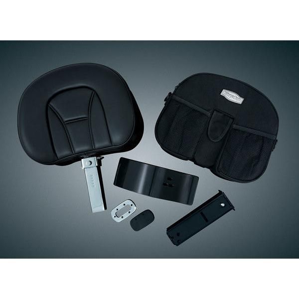 Load image into Gallery viewer, Kuryakyn Plug N Go Driver Stock Seat Backrest Removable Pouch Honda Goldwing GL
