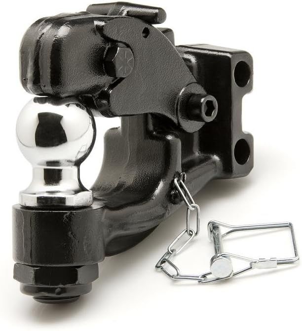 Load image into Gallery viewer, OneMount Adjustasble Pintle Hook and 2 Inch Ball Combo, 10,000 lbs. Tow Capacity
