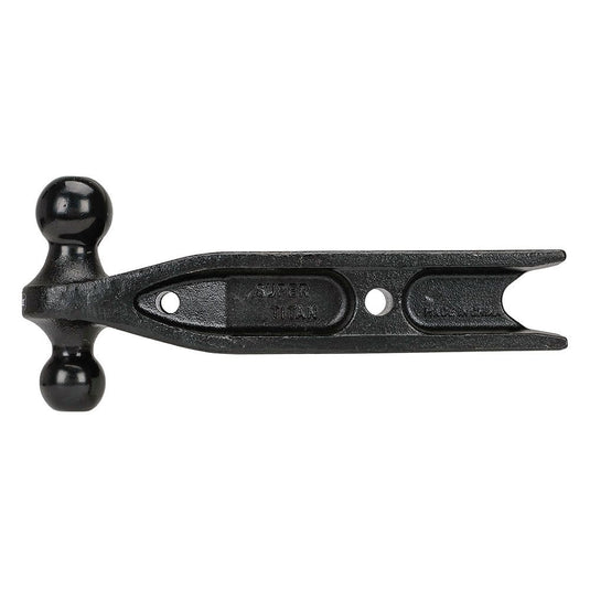 Super Titan Dual Ball, Trailer Hitch Ball Mount, (2 in., 2-5/16 in. Trailer Balls), Fits 3 in. Super Titan Receiver, 25,000 lbs. Capacity, Black