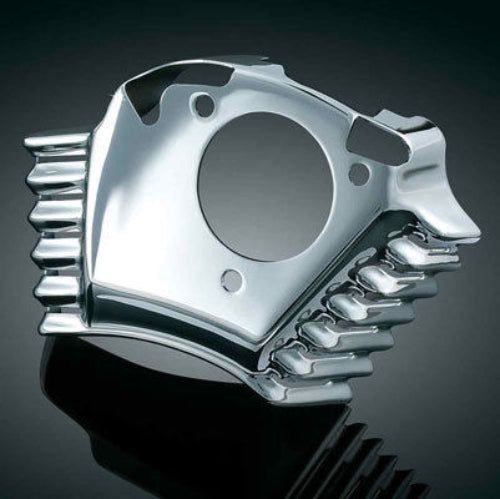 Load image into Gallery viewer, KURYAKYN CHROME THROTTLE SERVO MOTOR COVER FOR 2008-2016 HARLEY ROAD KINGS HD
