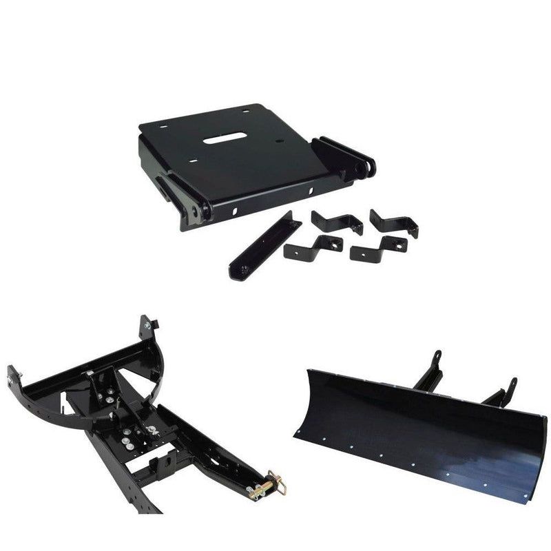 Load image into Gallery viewer, Denali Black UTV Snow Plow Kit For Yamaha Viking VI 2014-2020
