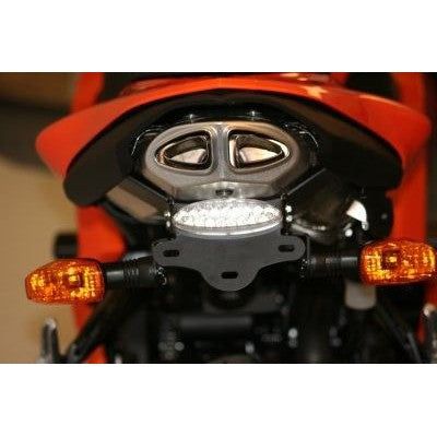 R&G Racing Black Tail Tidy License Plate Holder For 2007-2008 Kawasaki Ninja ZX6R ZX600P