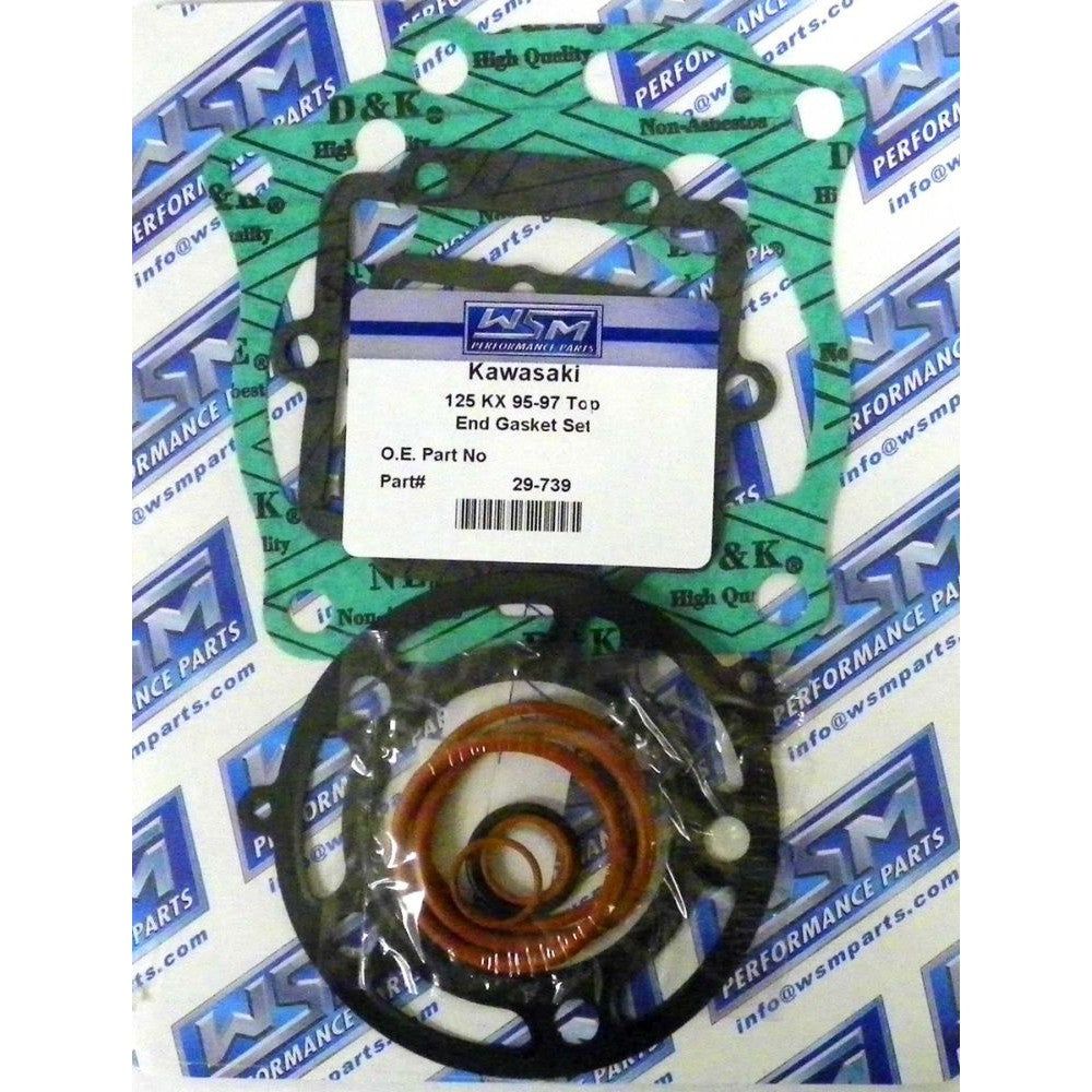 WSM Top End Gasket Kit For Kawasaki 125 KX 95-97 29-739