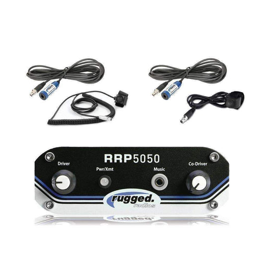 Rugged Radios RRP5050 2 Person Race Intercom Kit 5050-2P-RACE