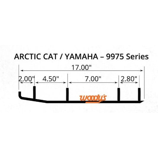 Woodys Ace 4" Carbide Runner AA4-9975