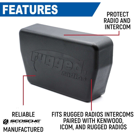 Rugged Radios Magnetic Radio & Intercom Cover for Rugged Radios Multi Mount Insert RCM-DMU