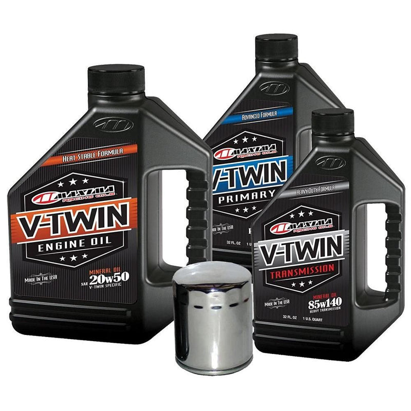 Load image into Gallery viewer, Complete Engine Oil Change Kit V-Twin Harley Davidson Evolution, 6 quart HF170C
