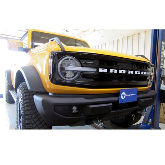 Blue Ox Alpha Tow Bar (8,500 lbs. tow capacity) & Baseplate Combo fits Select Ford Bronco with STANDARD BUMPER (without D'Rings)