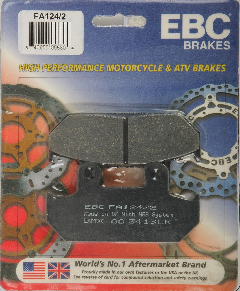 Load image into Gallery viewer, EBC 1 Pair Premium SFA Organic OE Replacement Brake Pads MPN FA124/2
