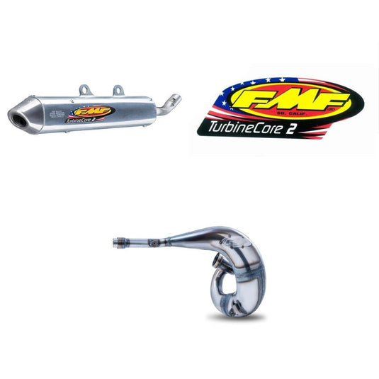 Factory Fatty Exhaust Pipe & Turbinecore2 Silencer w/ Decal HUSQVARNA TC 250 17