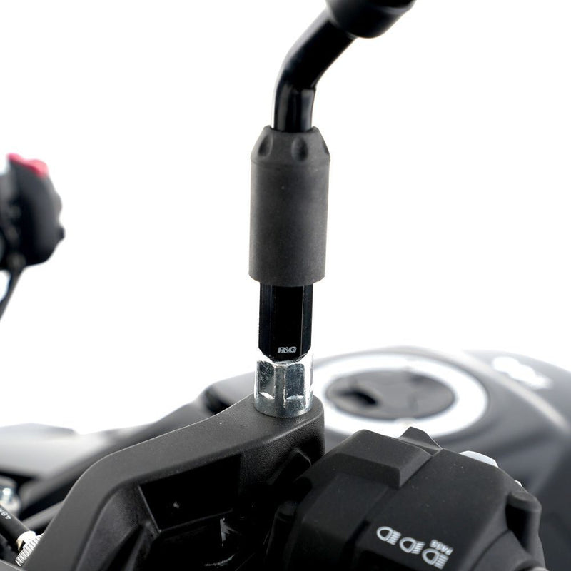 Load image into Gallery viewer, R&amp;G Racing Black Mirror Risers For 2021-2023 Honda PCX 125
