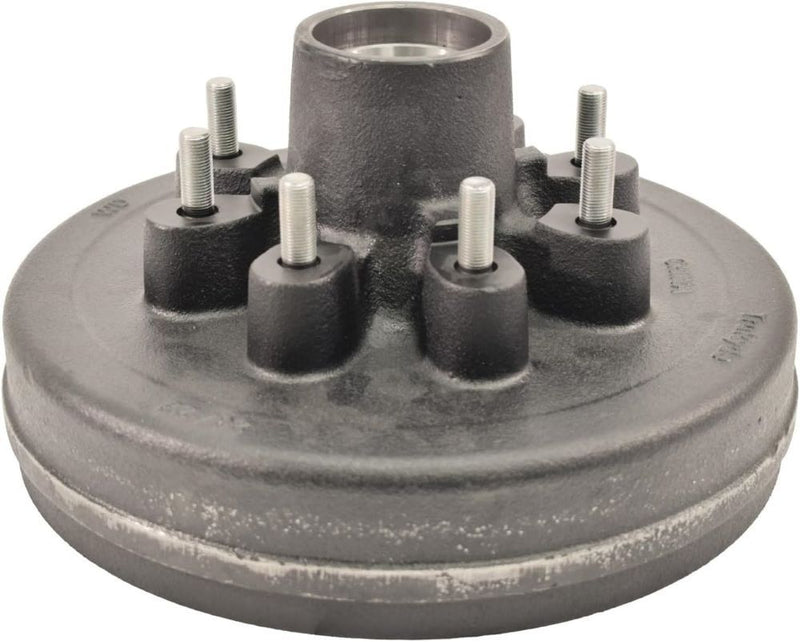 Load image into Gallery viewer, 8-Bolt on 6-1/2 Inch Bolt Circle - 12 Inch Hub/Drum With Hydraulic Brake Assembly - Drivers Side
