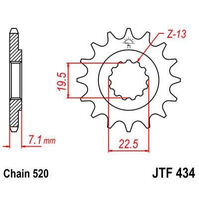 Load image into Gallery viewer, Front &amp; Rear Sprocket Kit for SUZUKI GZ250 Marauder 04-10 JT Sprockets
