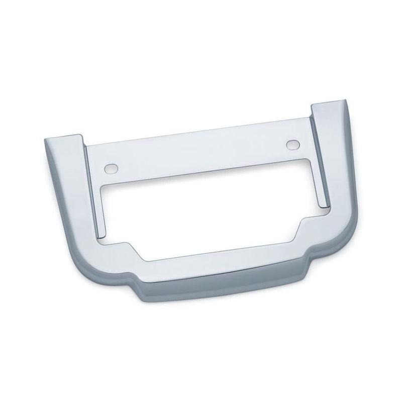 Load image into Gallery viewer, Kuryakyn Chrome Rear License Plate Bracket Frame Trim Mount Harley Trike 10-2018
