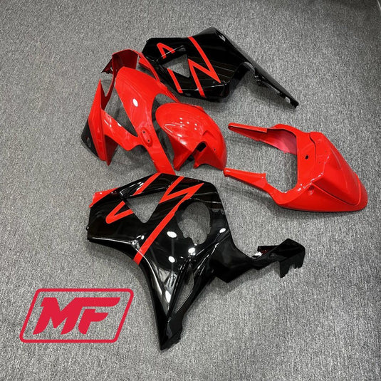 Monster Fairings Full Kit Honda CBR954 02-03 Red and Black + Windshield + Gas Tank Cover
