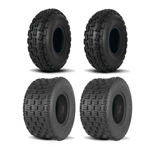 Kenda Set of Two K300 Dominator Tires (4 Ply) [20x7-8] And Two (4 Ply) [22x11-9] Tires