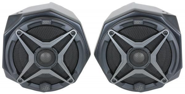 Load image into Gallery viewer, SSV Works Front 6.5&quot; Speaker Pods With Grey Grilles
