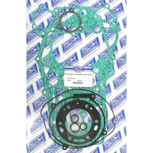 WSM Complete Gasket Kit For Honda 250 CR 89-91 25-644