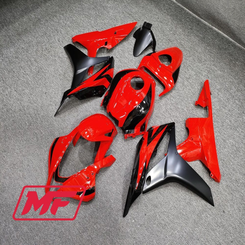 Load image into Gallery viewer, Monster Fairings Full Kit Honda CBR600RR 07-08 OEM Style Red + Windshield + Gas Tank Cover
