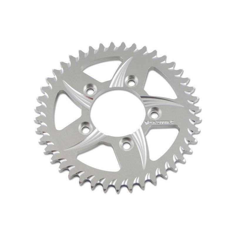 Load image into Gallery viewer, Vortex 452-43 Aluminum Rear Sprocket Silver 530 Kawasaki ZX7R ZX9R ZX12R ZRX1200
