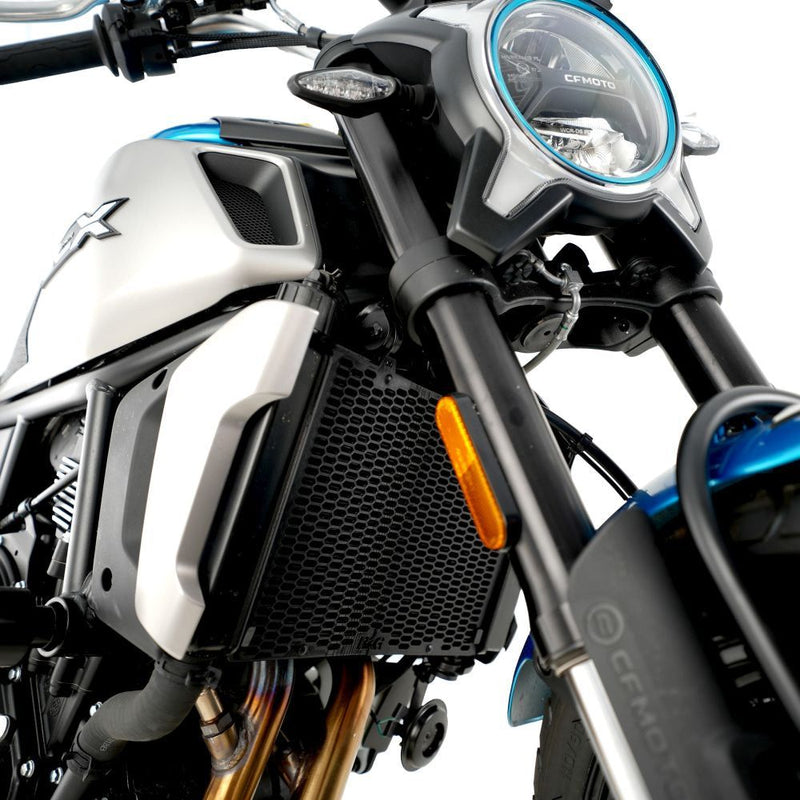 Load image into Gallery viewer, R&amp;G Racing Matt Black PRO Radiator Guard For 2022-2023 CF-Moto 700CL-X Heritage
