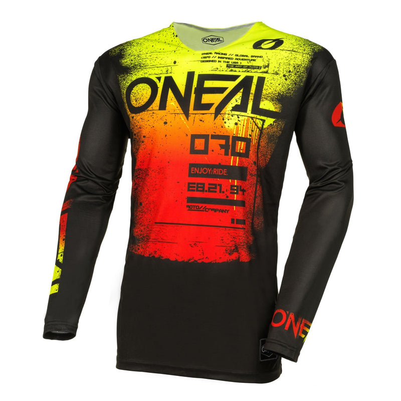 Load image into Gallery viewer, Motocross Jersey 242 O&#39;Neal Mayhem Scarz Black / Red Motocross Jersey
