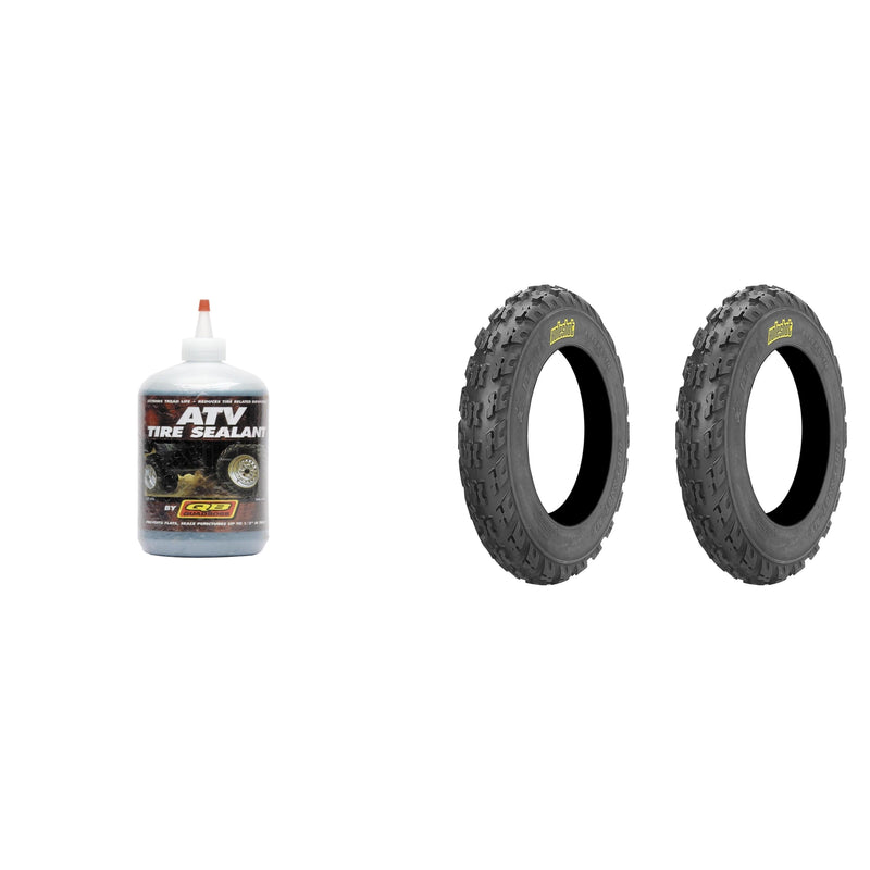 Load image into Gallery viewer, Set of 2 ITP Holeshot MXR6 Front Tires 20x6-10 2-ply with QUADBOSS Sealant
