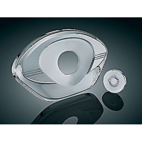 Load image into Gallery viewer, Kuryakyn Chrome Front Engine Motor Timing Chain Cover Accent Set Honda Goldwing
