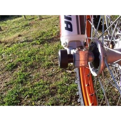 Load image into Gallery viewer, R&amp;G Racing Black Fork Protectors For 2002-2004 Honda CRF250R
