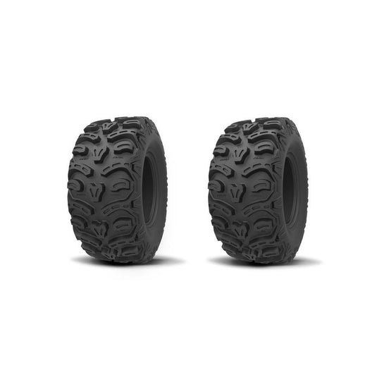 Kenda Set of Two K587 Bearclaw HTR Front Radial Tires (8 Ply) [25x10R-12]