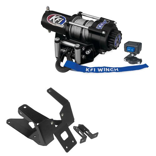 Load image into Gallery viewer, 2500 lb KFI Winch Combo Kit Can-Am Renegade 12-17 800R 850 1000 500 570 NEW
