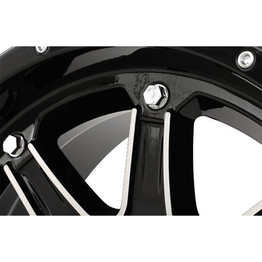 High Lifter 20x6.5 4/137 4+ Gloss Black Machined Wheel 20HL04-1137