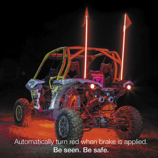 XK Glow 8 Pod 4 Strip Standard Light Kit - KS-MOTO-STANDARD
